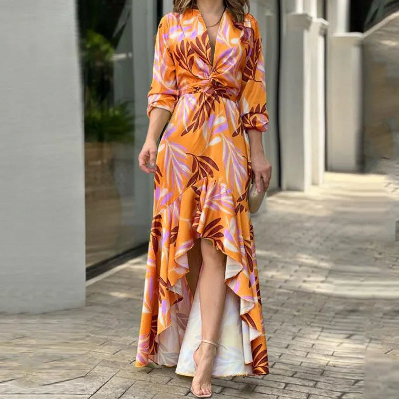 VESTIDO DELLA™ VESTIDO LARGO VERANIEGO
