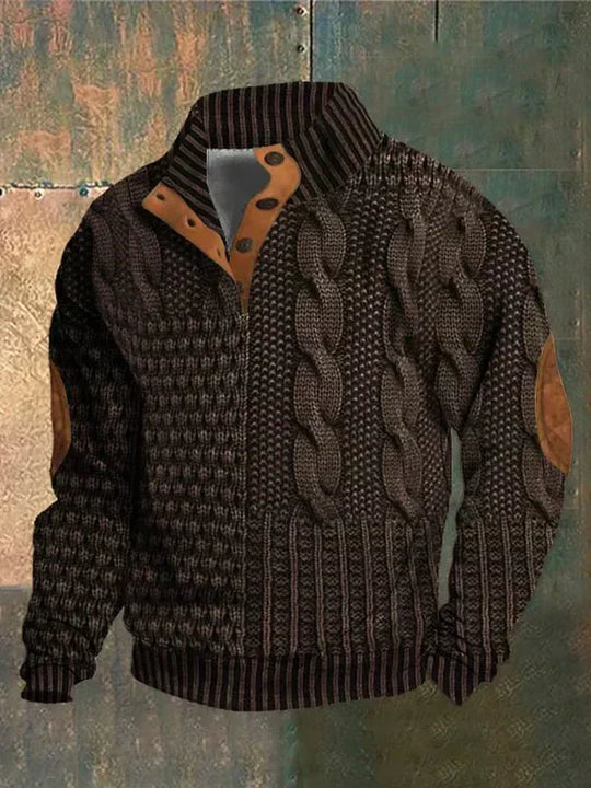 Georges™ – Suéter estampado vintage